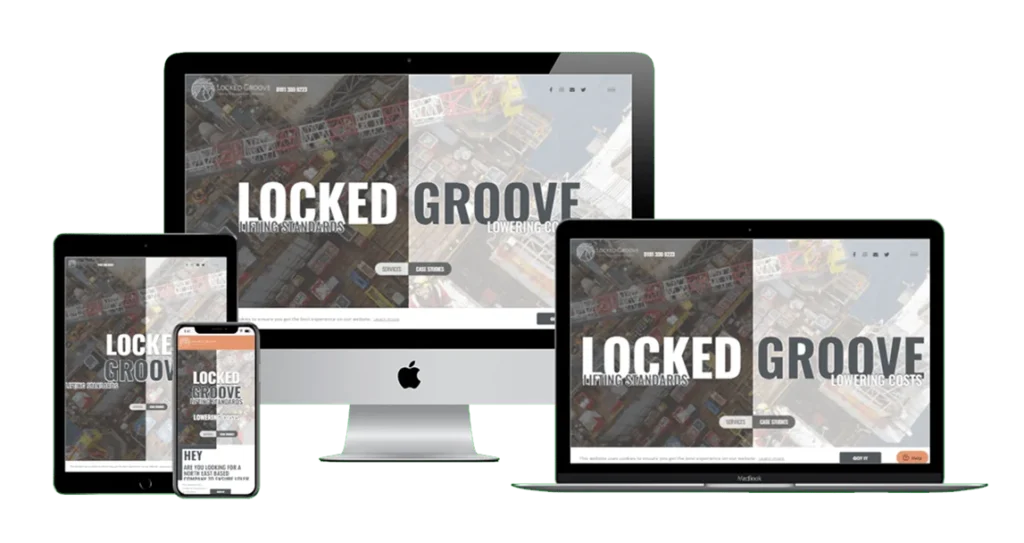 Locked Groove Newcastle Web Design Min